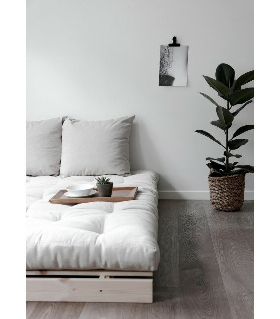 Roots 140 naturel futon lin