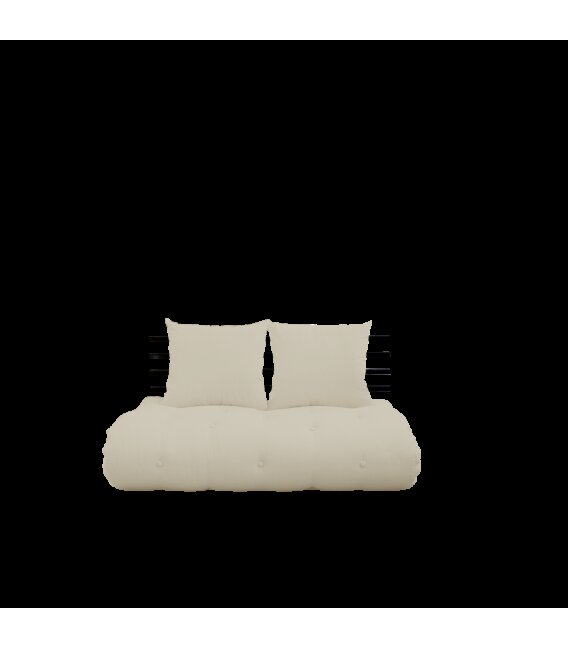Shin Sano noir futon beige