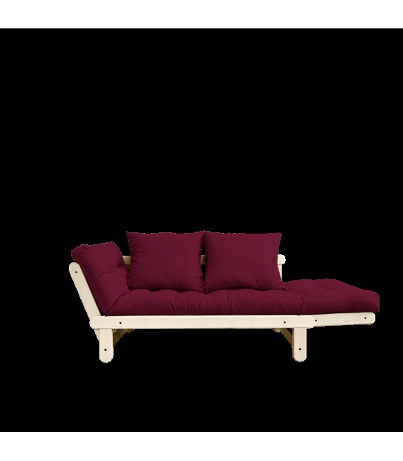 Beat Naturel futon bordeaux