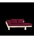 Beat Naturel futon bordeaux
