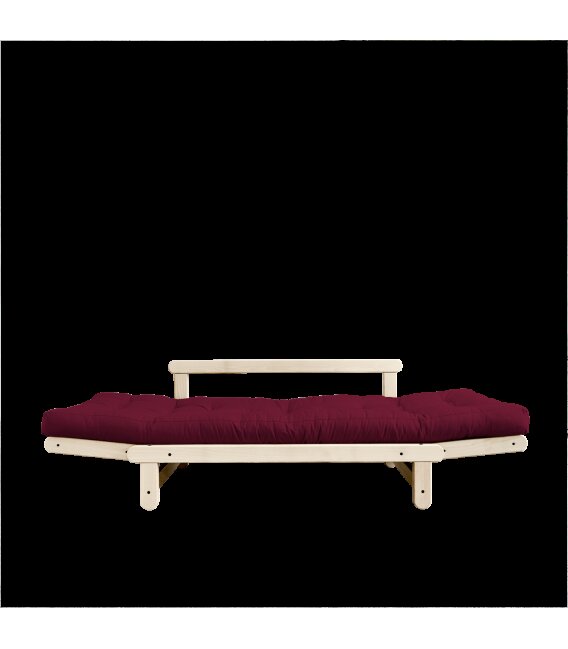 Beat Naturel futon bordeaux