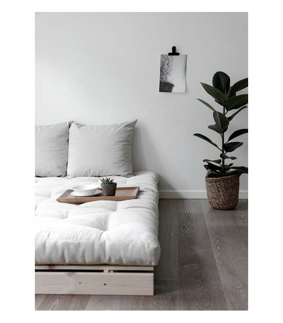 Roots 140 Noir futon Dark grey