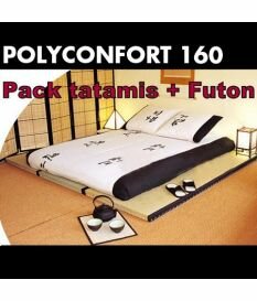 Futon Polyconfort 160 + Tatamis