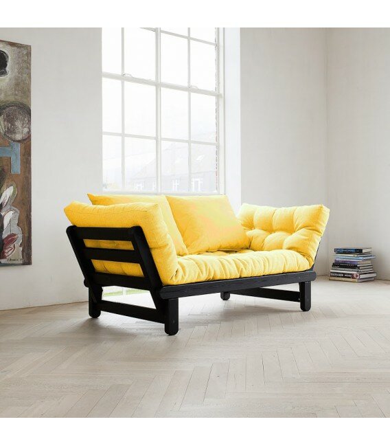 Beat noir futon yellow