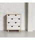 Commode naturel 4 tiroirs blanc