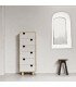 Commode naturel 6 tiroirs blanc
